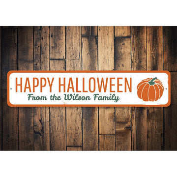Pumpkin Halloween Sign