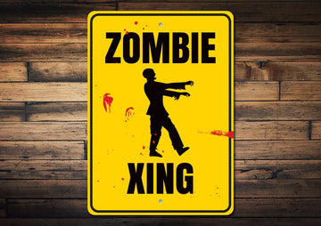 Zombie Crossing Sign