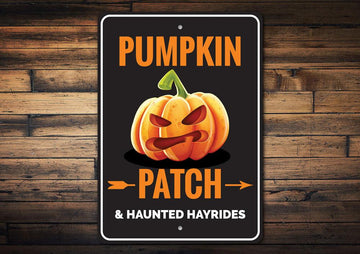 Pumpkin Patch Jack O Lantern Sign