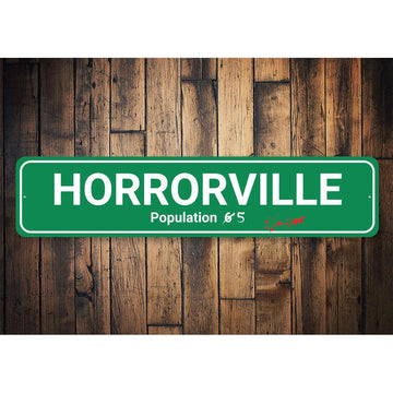 Horrorville Sign