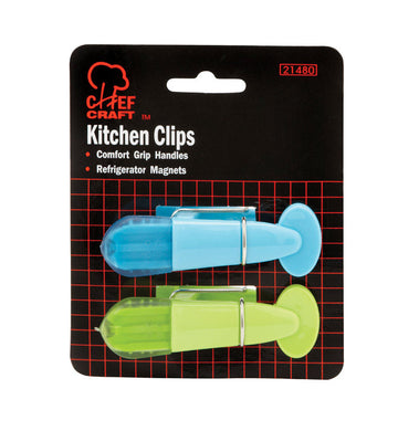Chef Craft 6214357 Chef Craft Plastic Magnetic Clips, Assorted Col