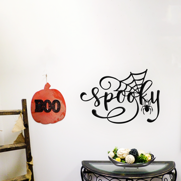 Spooky Web - Metal Wall Art