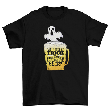 Trick or treat beer t-shirt