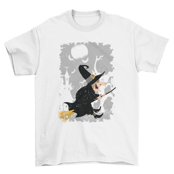Vintage Witch Cartoon Halloween T-shirt