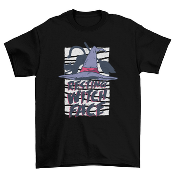 Halloween Resting Witch Face T-shirt