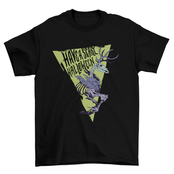 Animal skeleton halloween t-shirt design