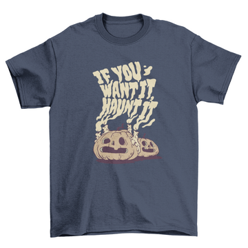 Halloween pumpkin ghosts t-shirt design