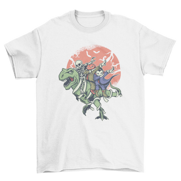 Dabbing halloween characters t-shirt design