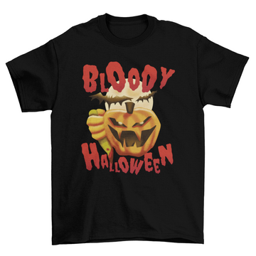 Halloween murder pumpkin t-shirt