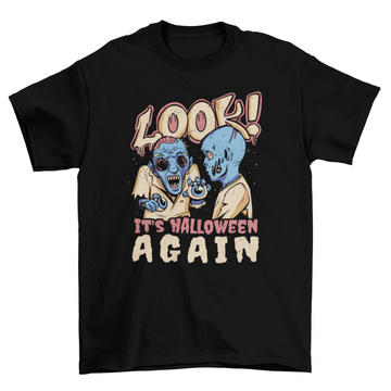 Halloween again zombies t-shirt