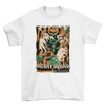 Scary monsters halloween t-shirt