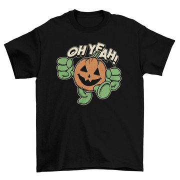 Halloween pumpkin yeah t-shirt
