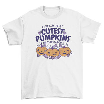 Cute pumpkins halloween t-shirt design