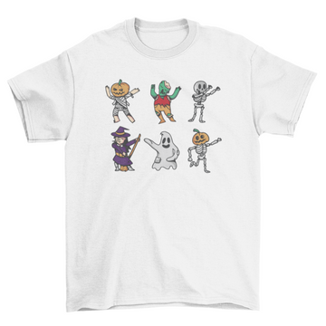 REQUEST Dancing halloween characters t-shirt