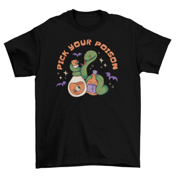 Halloween snake poison t-shirt