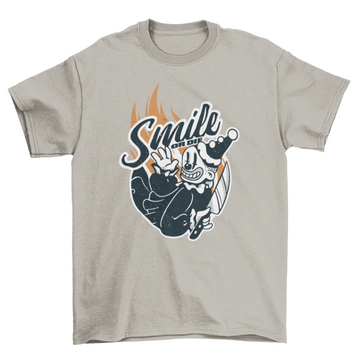 Halloween clown retro cartoon t-shirt