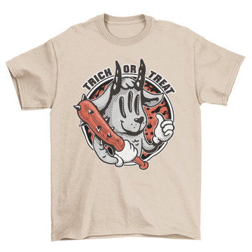 Halloween monster retro cartoon t-shirt