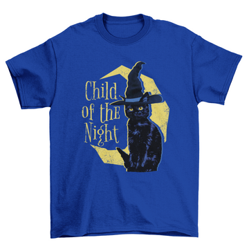 Witch cat animal halloween t-shirt