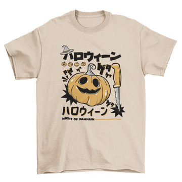 Pumpkin Halloween monster t-shirt