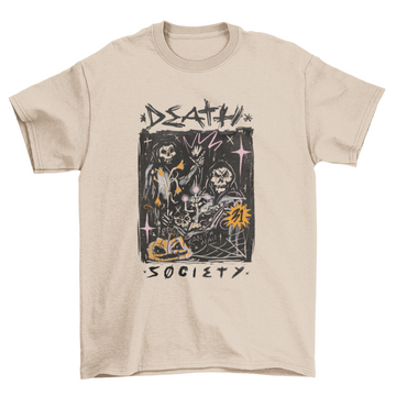 Halloween Grim Reaper doodle t-shirt