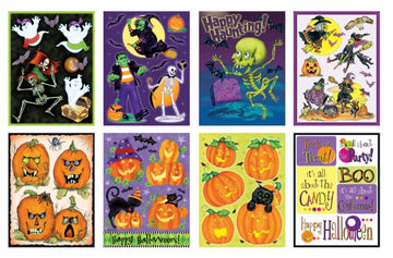 Impact Innovations 10632 Halloween Cling Assortment 48 Piece- pack of