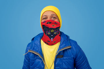 Neck Gaiter/Balaclava/Magic Scarf & Face Mask (Baphomet’s Cat)