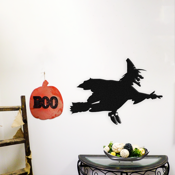 Flying Witch - Metal Wall Art