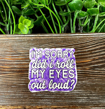 Snarky Sarcasm Quote Sticker, Graphic Art Sticker, Vinyl Decal,