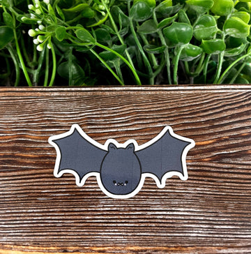 Cute Black Bat, Die Cut Sticker, Graphic Art Sticker, Vinyl, , Inspire