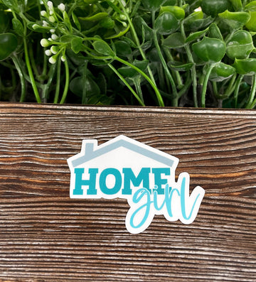 Home Girl Real Estate, Die Cut Vinyl Sticker, , Boho Fun, Water