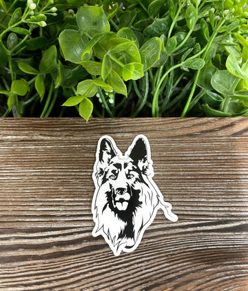 German Shepherd Sticker |Sticker or Magnet