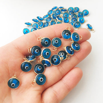 Turquoise evil eye charm