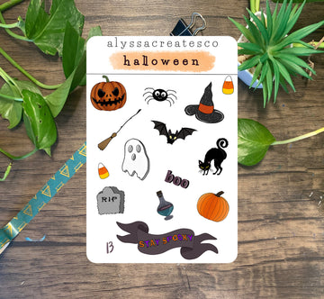 Halloween Sticker Sheet