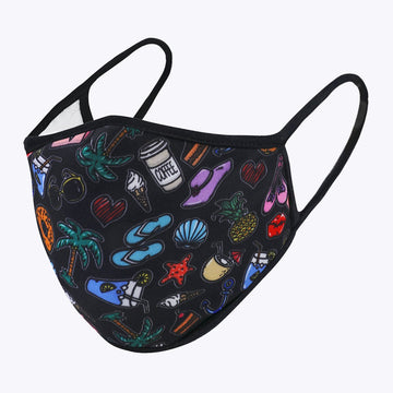 Beach Vibes 3-Layered Face Cover-PM0235