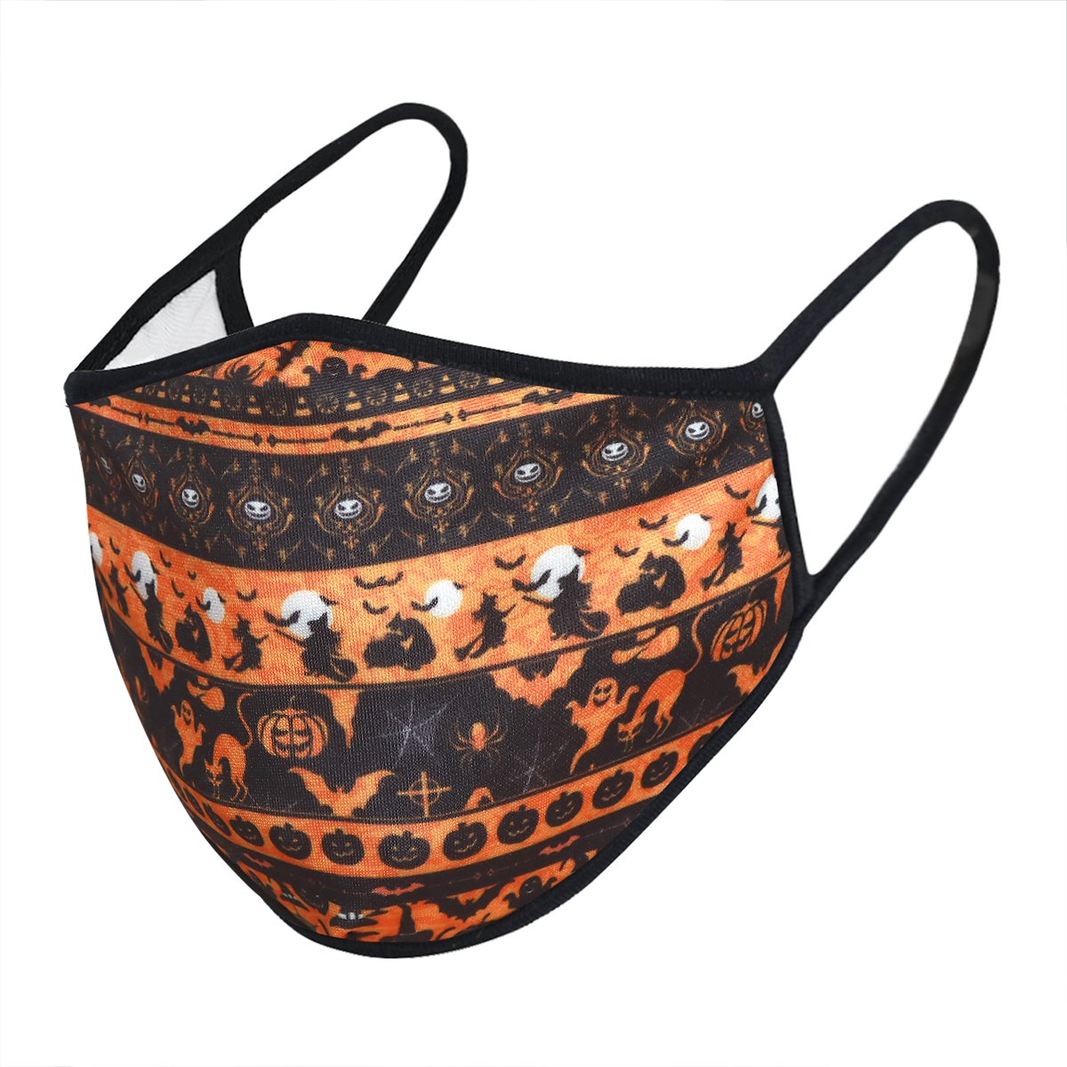 Halloween Pattern 3-Layered Face Cover-PM0249