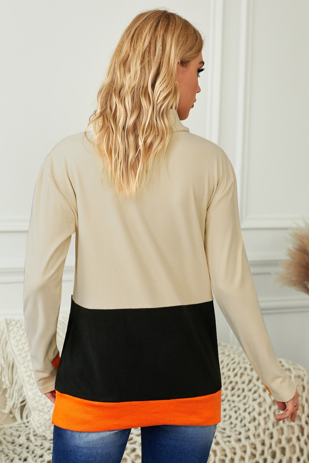 Black Turtleneck Halloween Festive Top