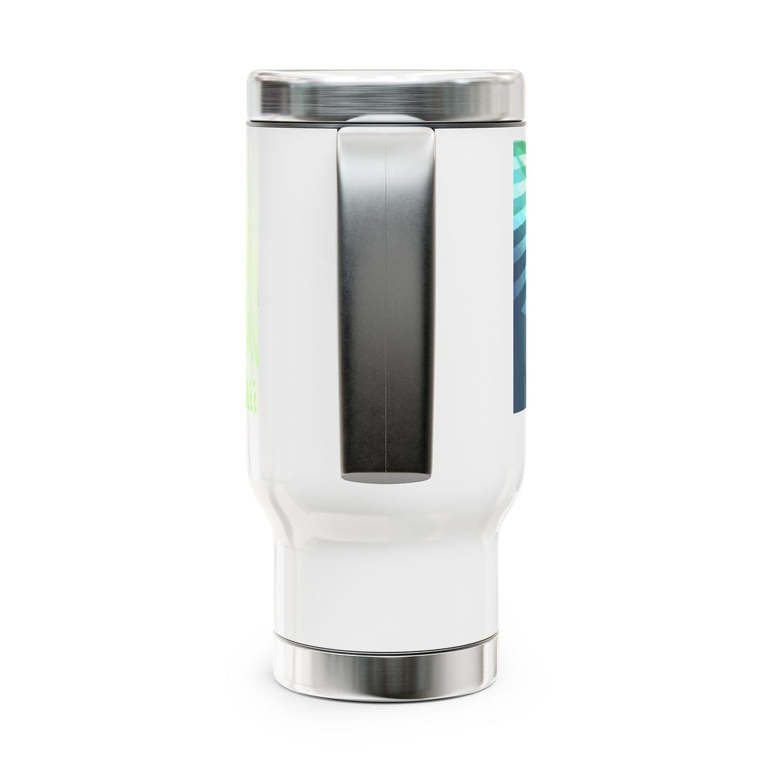 Stainless Steel Travel Mug with Handle, 14oz