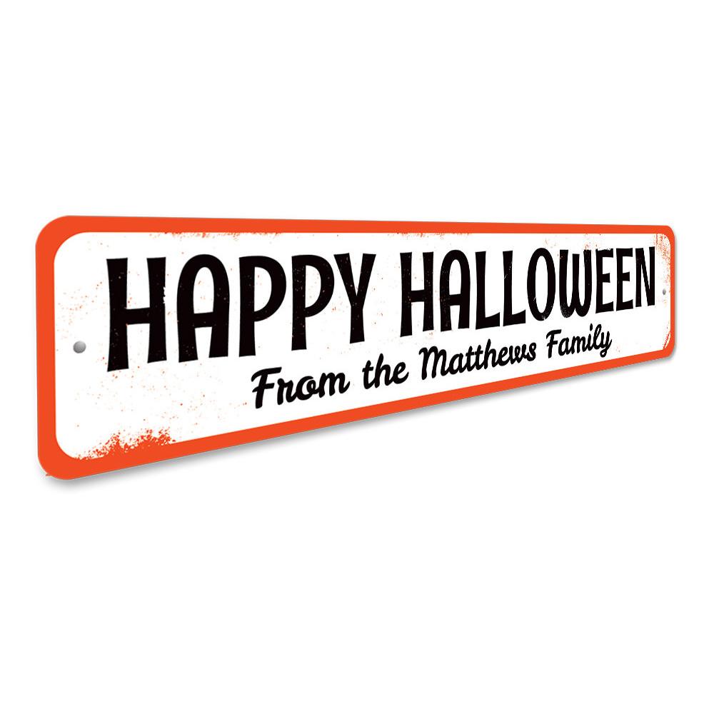 Family Halloween Sign
