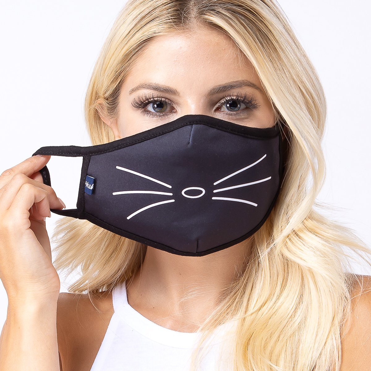 Cat Whiskers 3-Layered Face Cover-PM0191