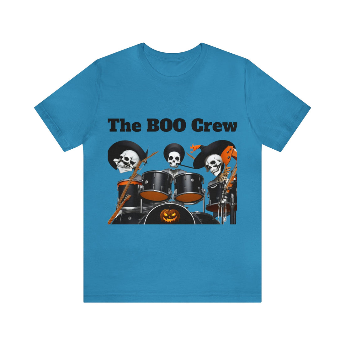 Halloween Boo Crew Skeletons Rock Band Unisex Jersey Short Sleeve Men'