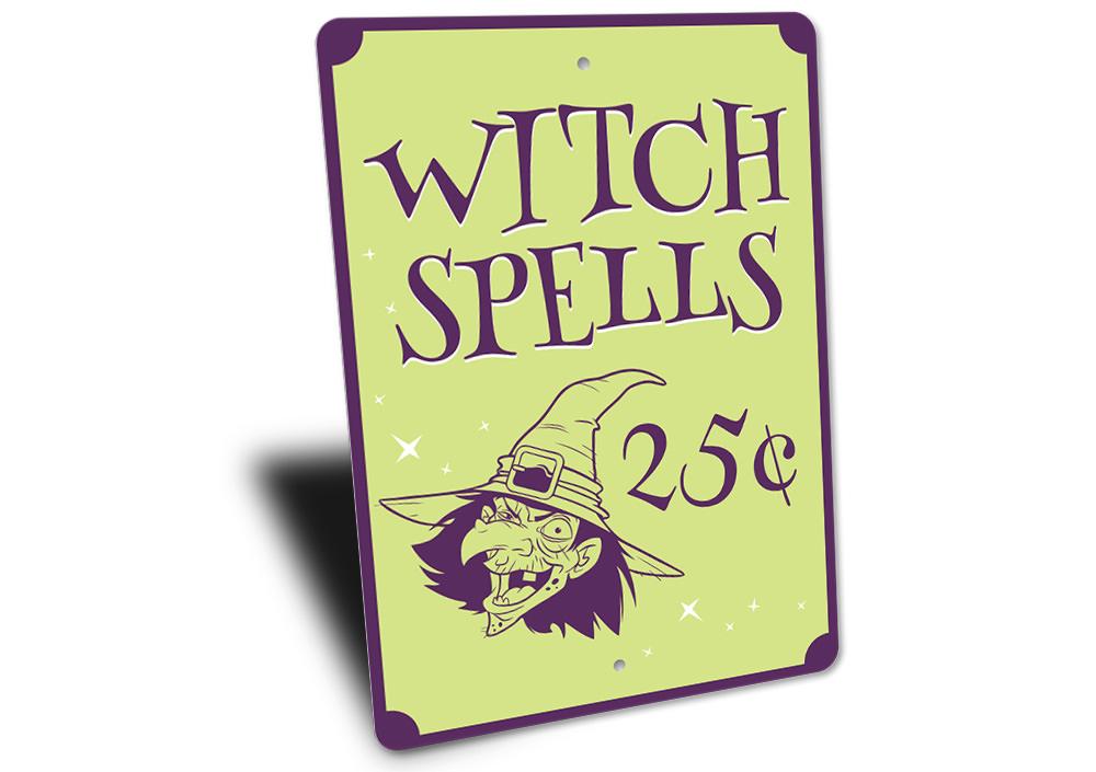 Witch Spells Sign