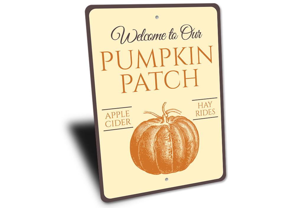 Welcome Pumpkin Patch Sign