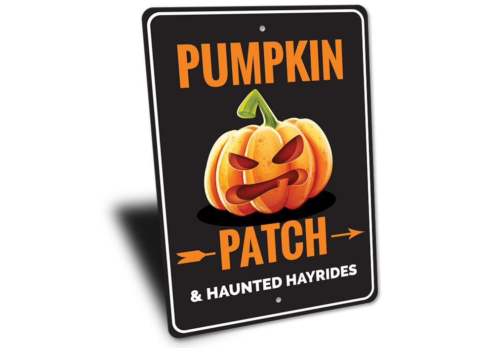 Pumpkin Patch Jack O Lantern Sign