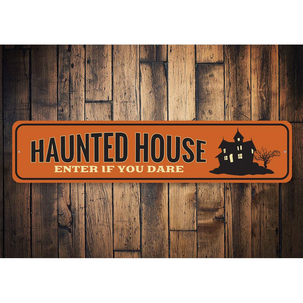 Haunted House Entrance Sign