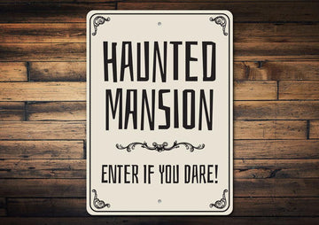 Haunted Mansion Entrance Sign