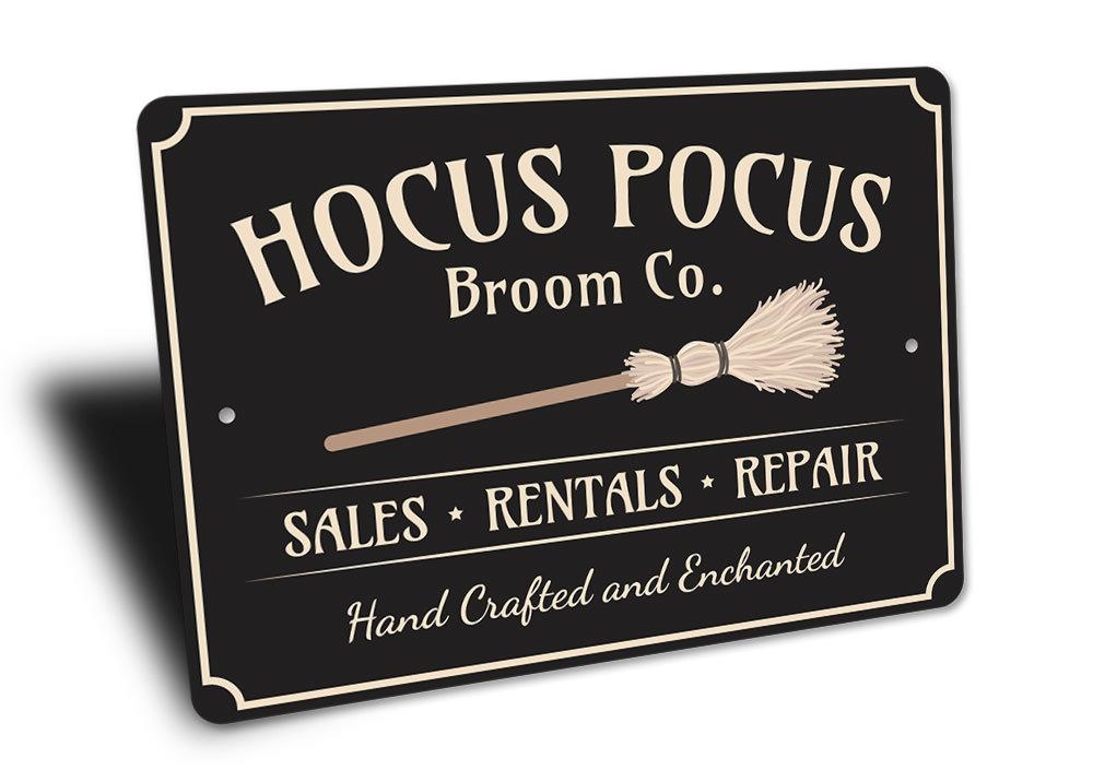 Hocus Pocus Broom Company Sign