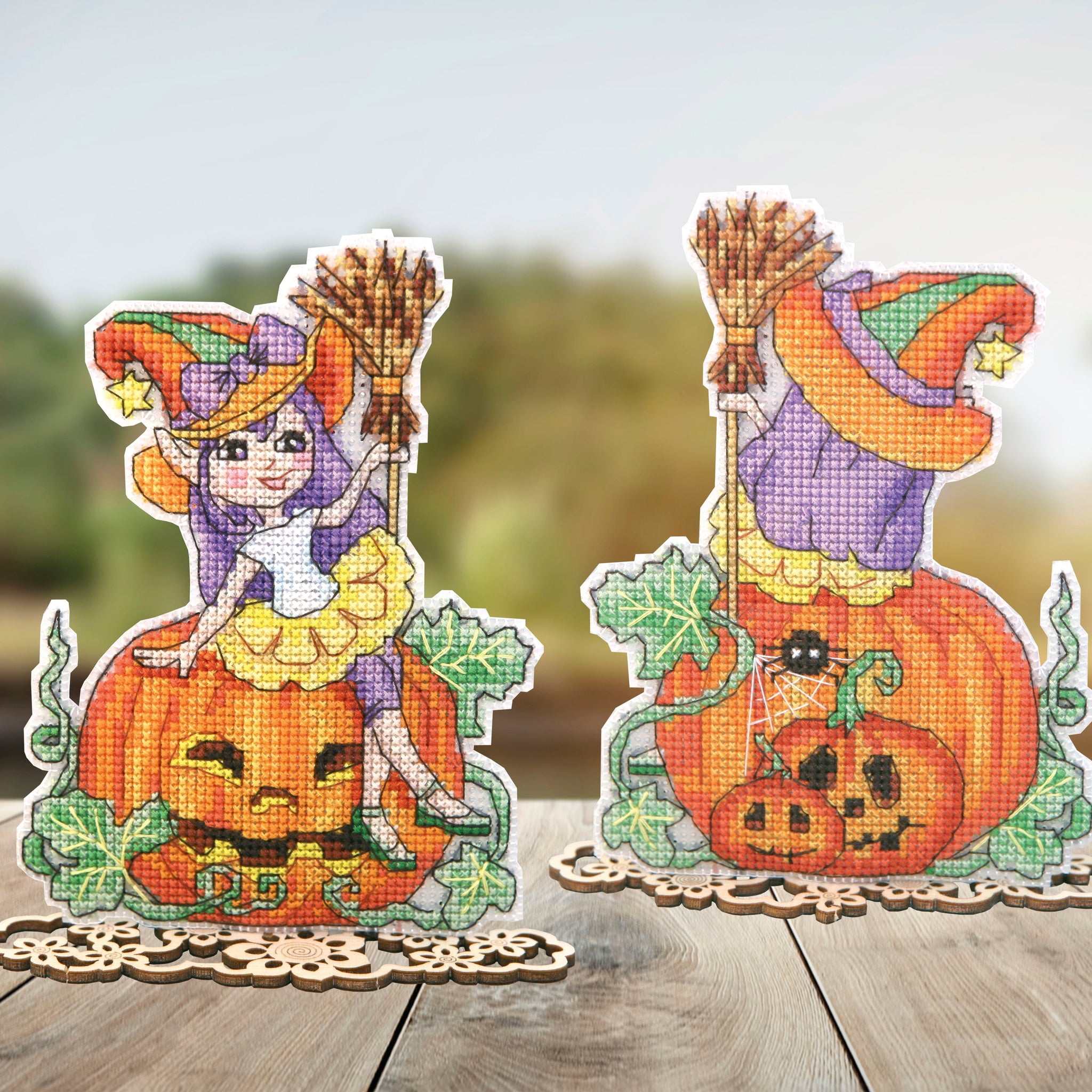T-79C Counted cross stitch kit Crystal Art "Happy Halloween"