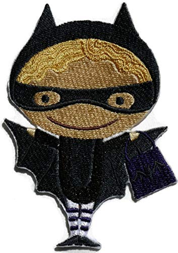 Happy Halloween [Boo Crew Bat ] Embroidered Iron on/Sew patch