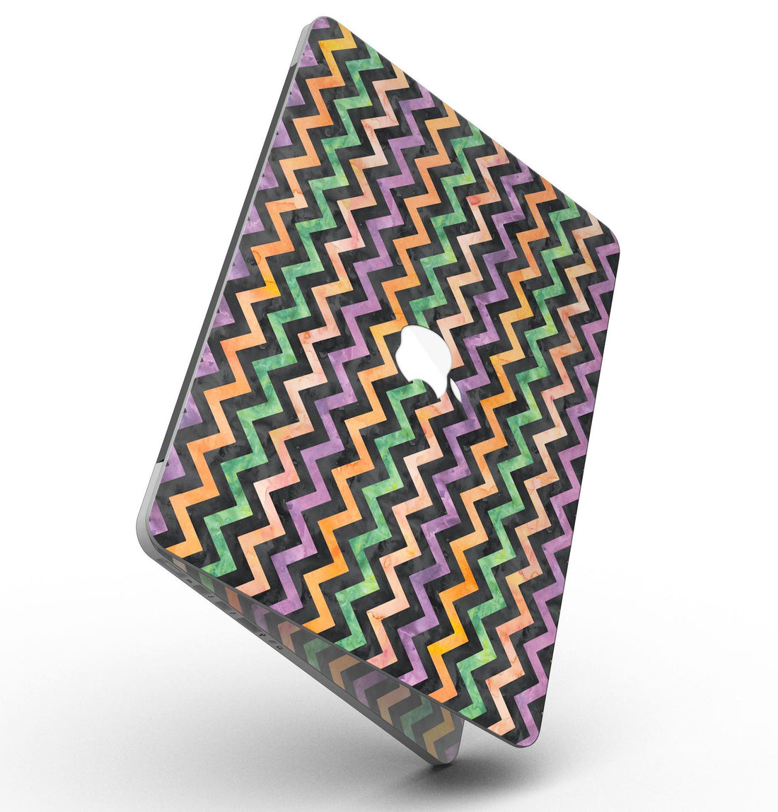Halloween Watercolor Chevron Pattern - MacBook Pro with Retina Display