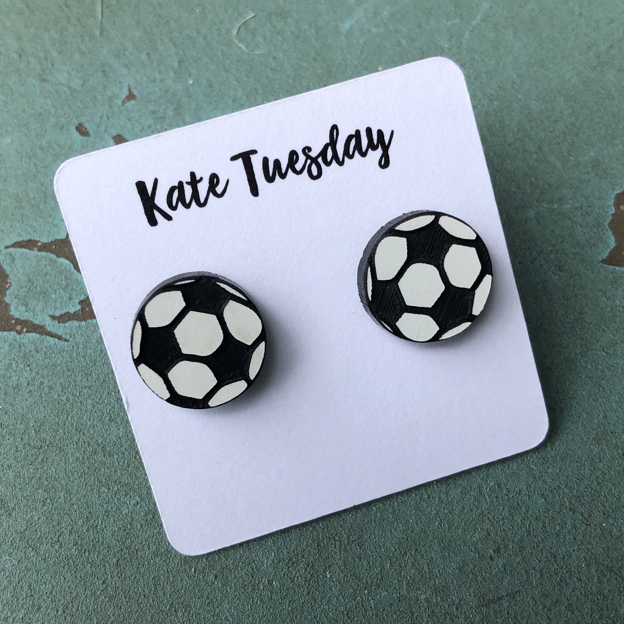 Soccer Stud Earrings